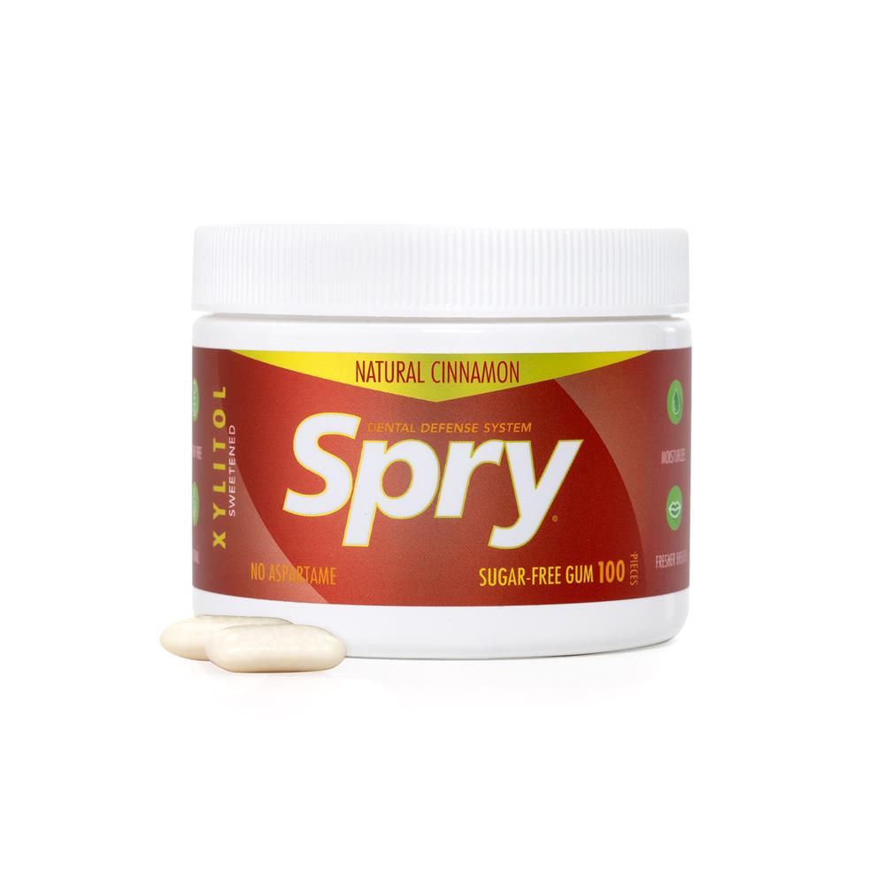 Spry Cinnamon Xylitol Gum 100