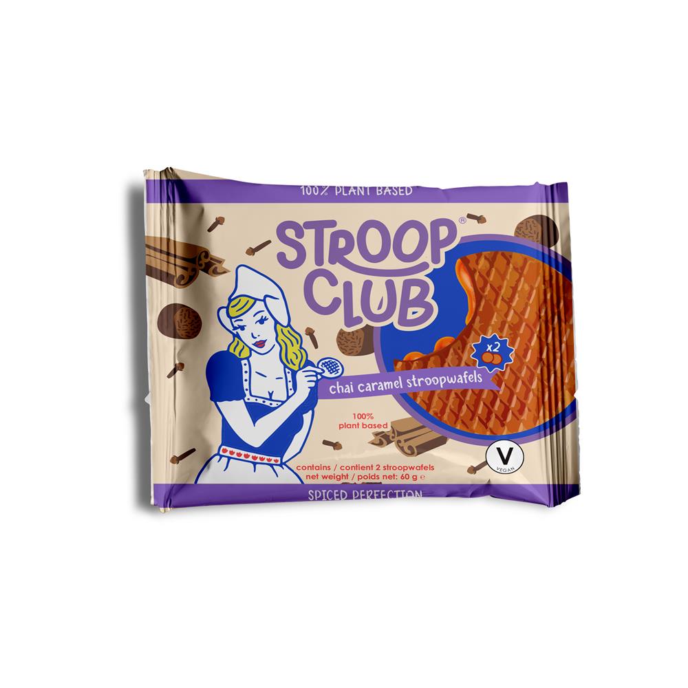 Chai Caramel Stroopwafel 2pck (Pack of 12)