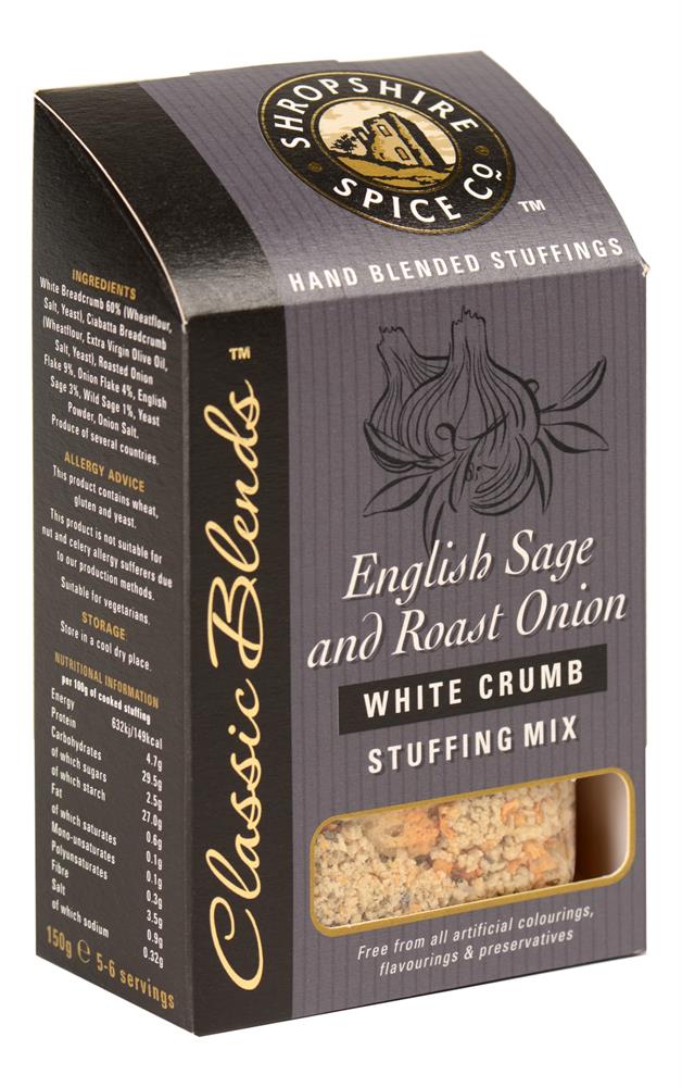 English Sage & Roast Onion White Crumb Stuffing 150g