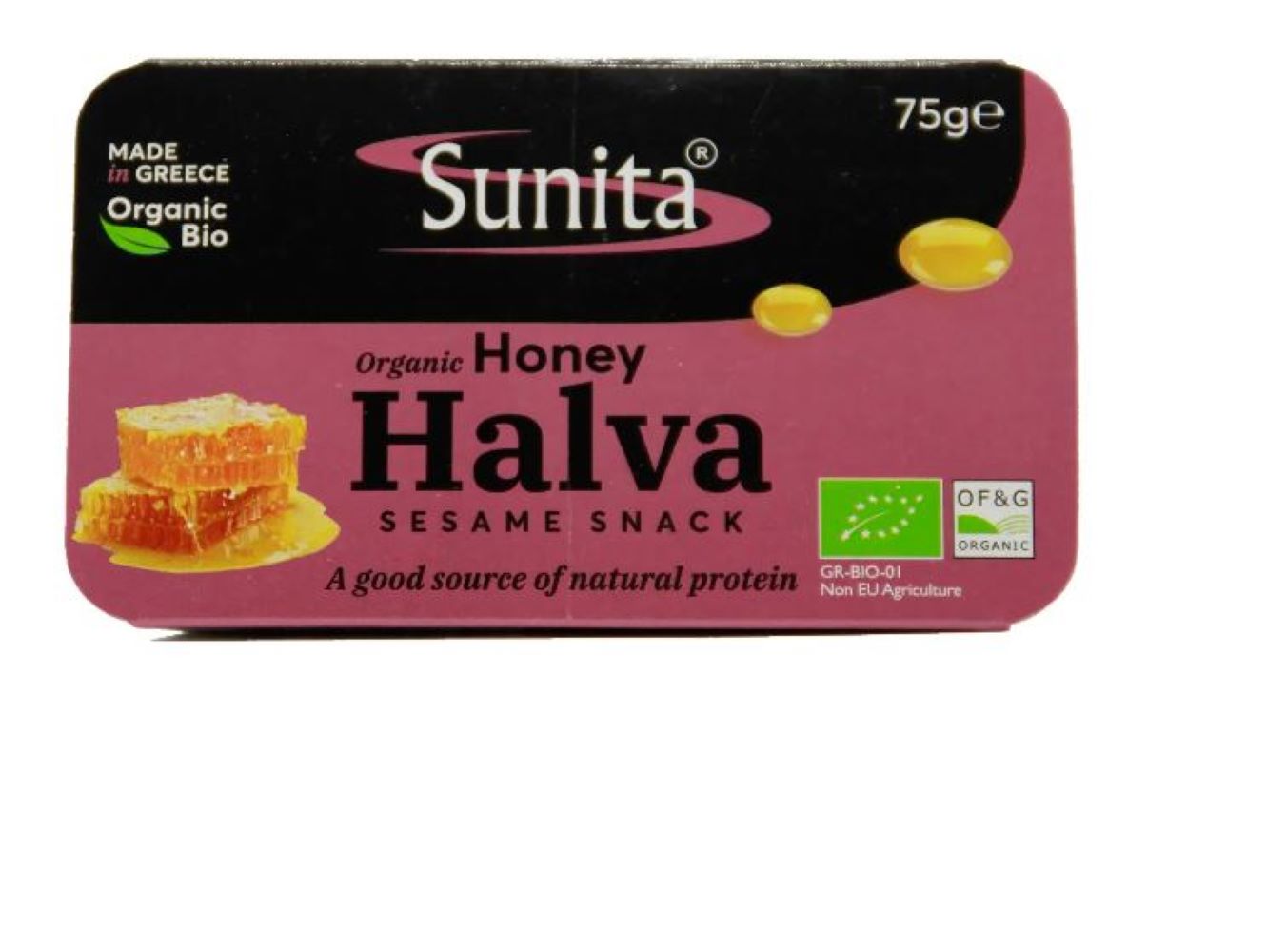 Org Plain Honey Halva