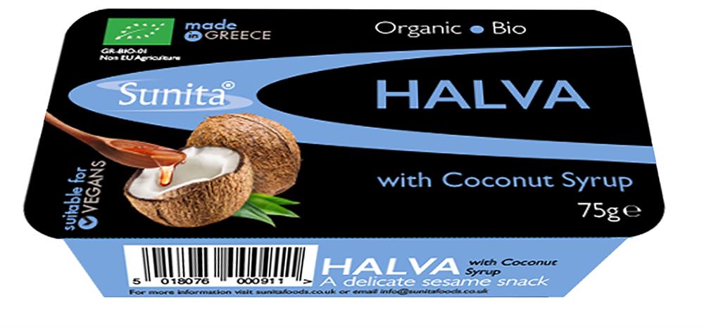 Organic Halva with Coconut (Pack of 12)