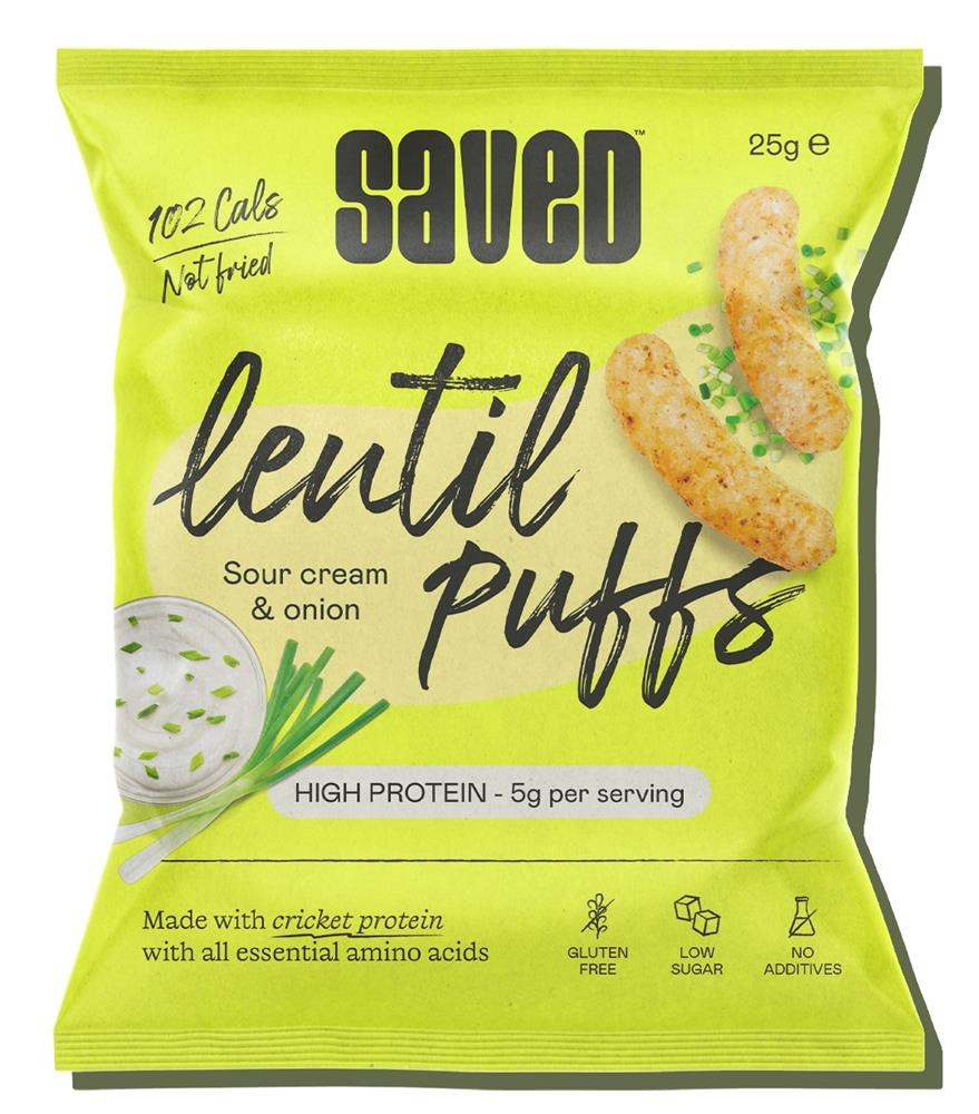 Sour Cream & Onion Lentil Puff (Pack of 6)