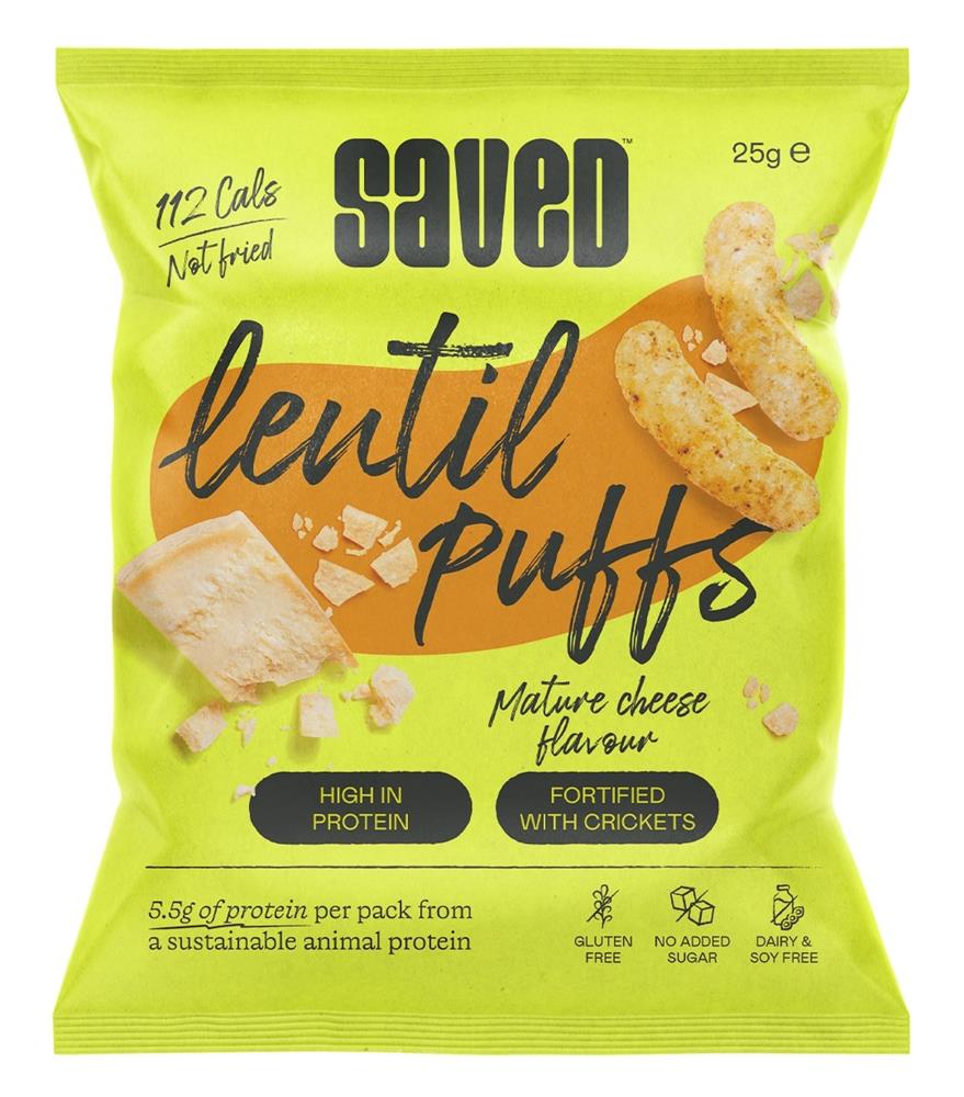 Mature Cheese Lentil Puffs (Pack of 6)