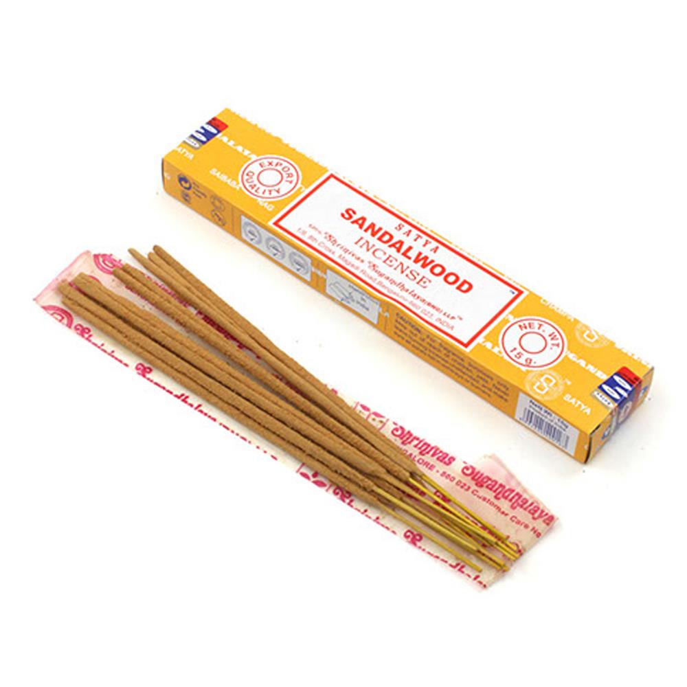 Sandalwood Incense sticks 15g Pack.