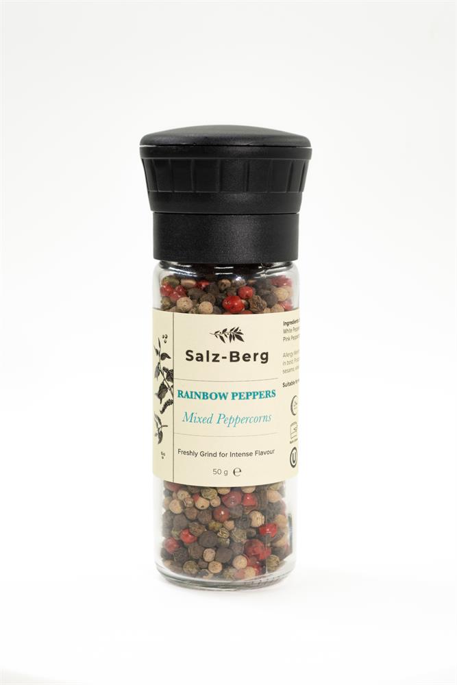 Rainbow Peppers Grinder 5- Mixed Peppercorns 50g