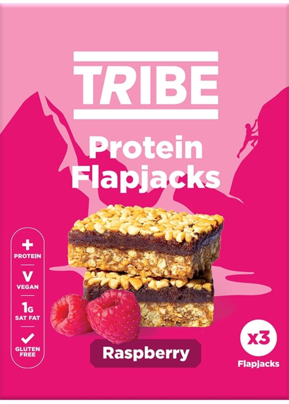 Prot. Flapjacks Raspberry Mult