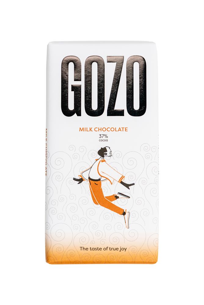 Gozo Milk Chocolate 37% Cocoa (Pack of 2)
