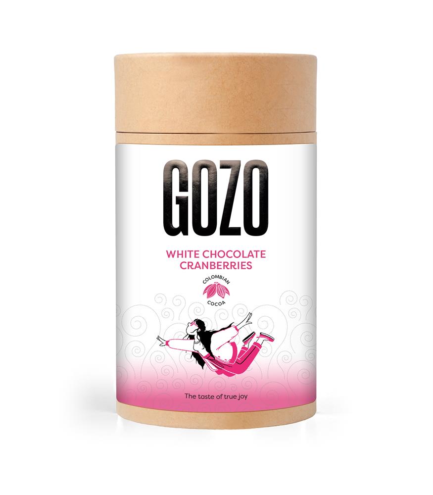 Gozo White Choc Cranberries