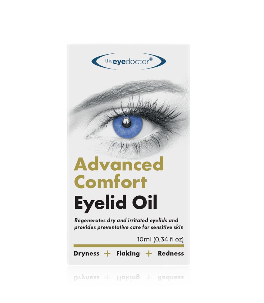 Advanced Comfort Eyelid Oils with Aloe Vera and Calendula.
