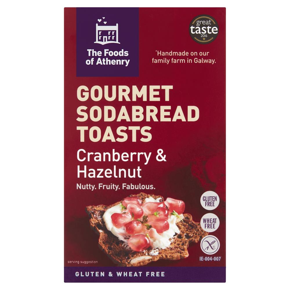 Cranberry & Hazelnut Toasts