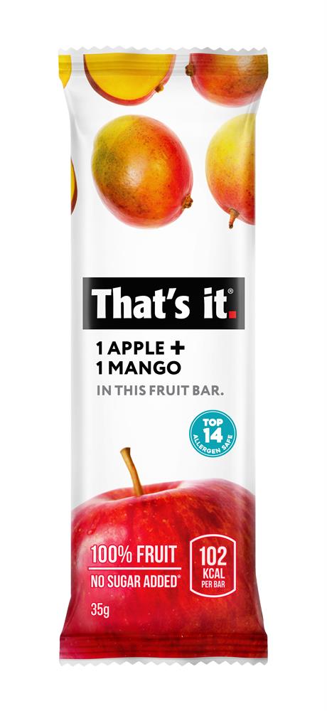 Fruit Snack Bar - Apple & Mango 35g