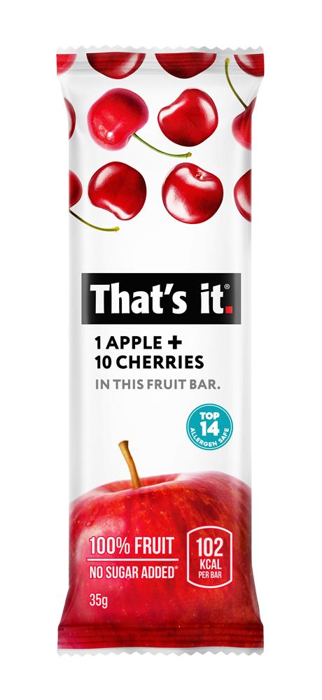 Fruit Snack Bar - Apple & Cherry 35g