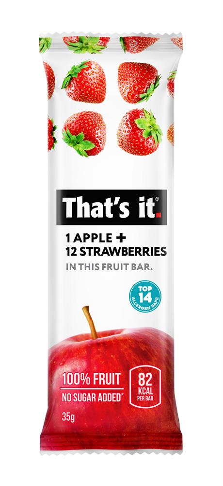 Fruit Snack Bar - Apple & Strawberry 35g