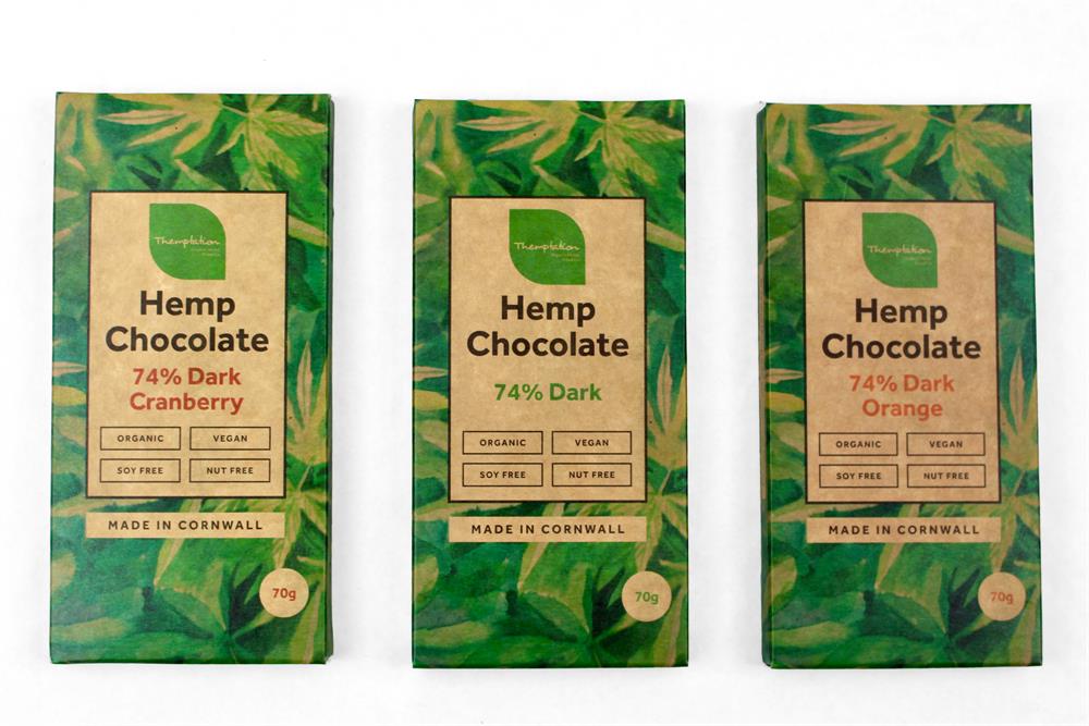 Hemp Chocolate Bar 74% (Pack of 15)