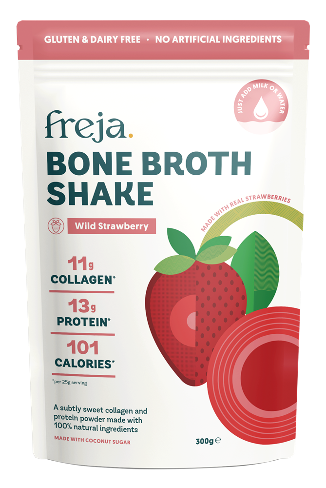 Bone Broth Shake 300g - Strawberry