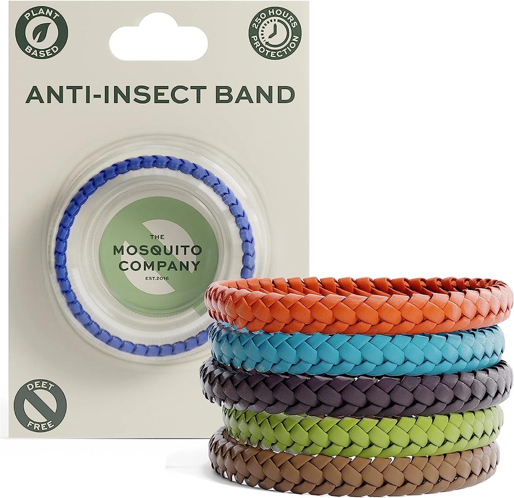 Leather Mosquito Wristband (Pack of 2)