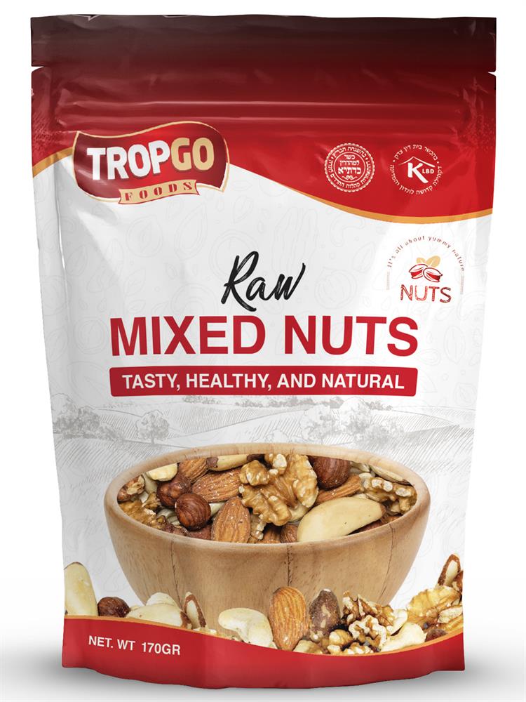 Tropgo Raw mixed nuts bag