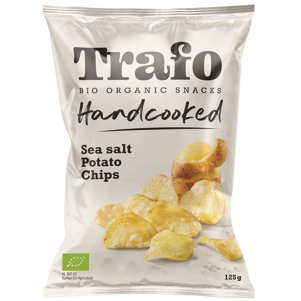 Org Handcooked Seasalt Crisps (Pack of 10)