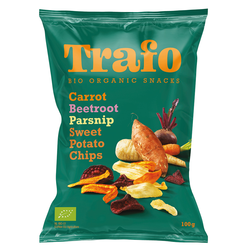 Organic 4 Vegetable Crisps (Pack of 10)