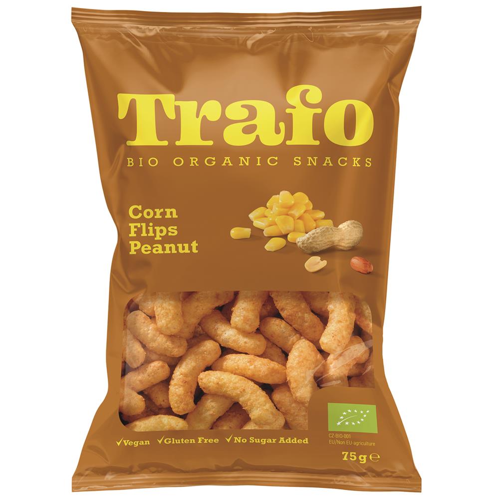Organic Corn Peanuts 75g (Pack of 8)