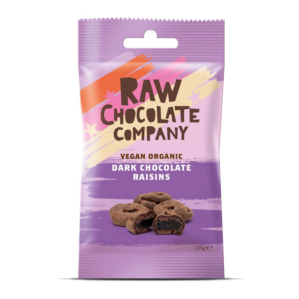 Org Raw Chocolate Raisins (Pack of 12)