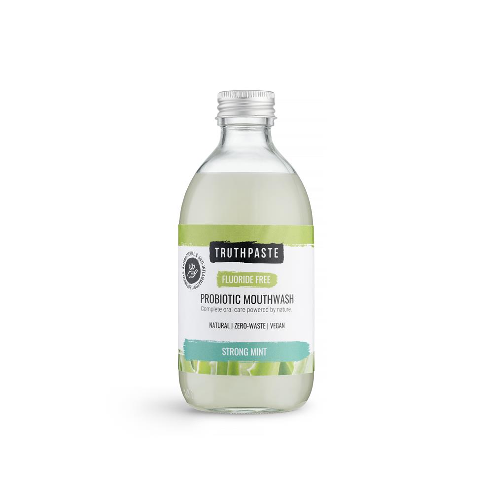 Probiotic Mouthwash Strong Mint Fluoride Free 300ml