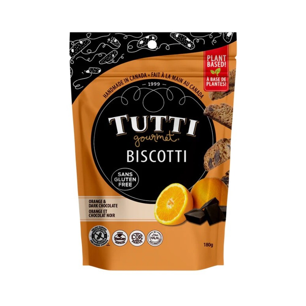 Handmade Gluten Free Vegan Orange Dk Choc Biscotti 180g
