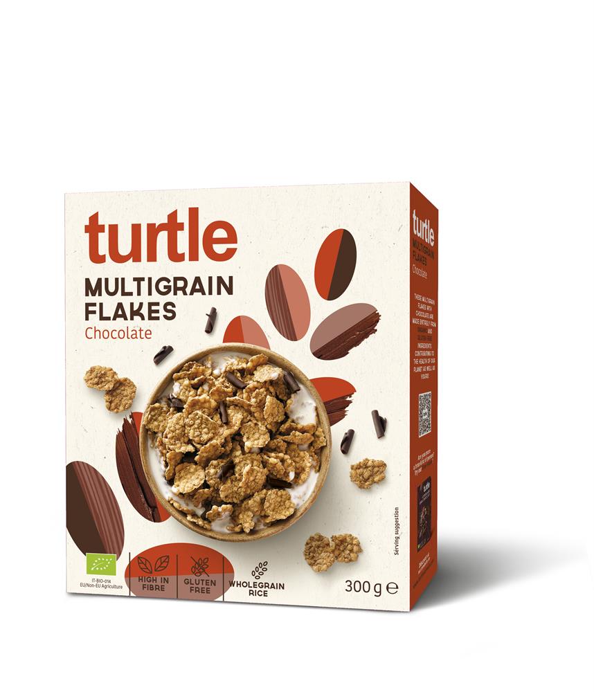 Multigrain Flakes with Dark Chocolate 300g Organic GF