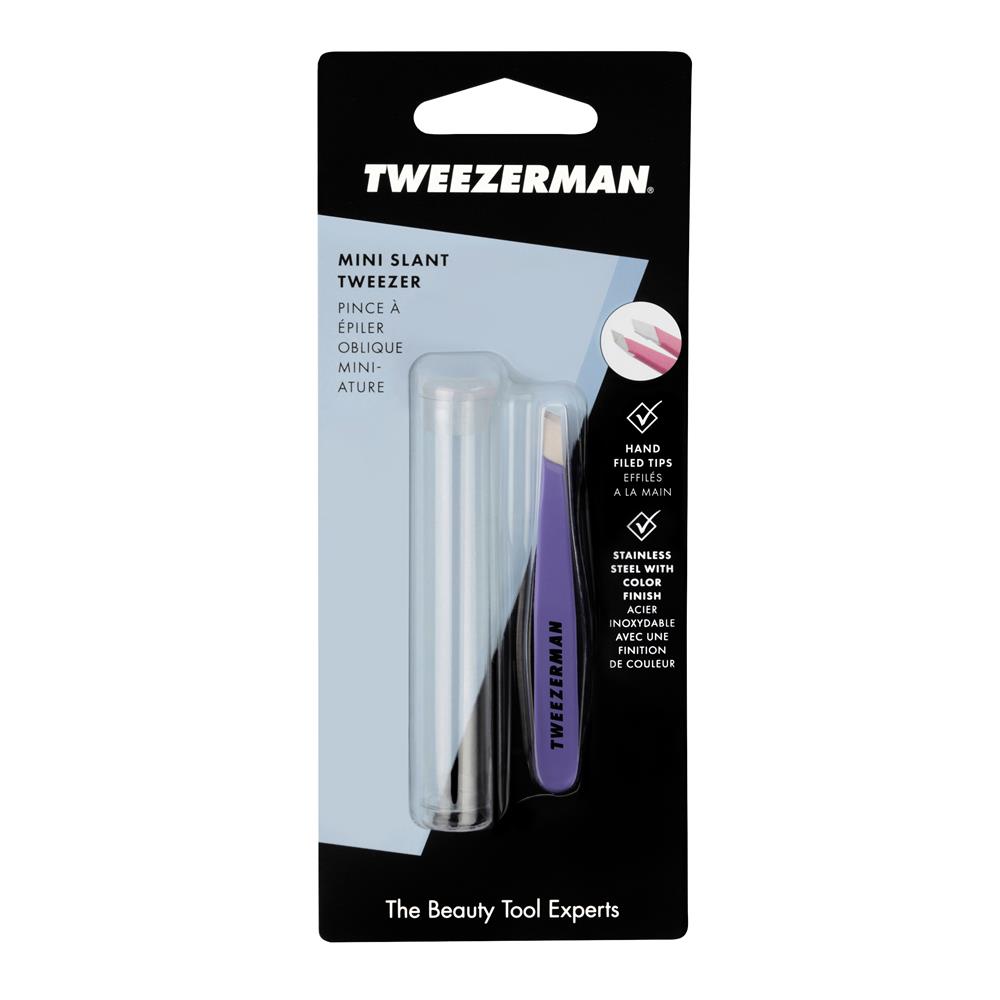 Mini Slant Tweezer Assorted Colours
