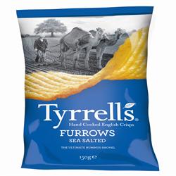 Furrows Sea Salted Crisps (Pack of 8)