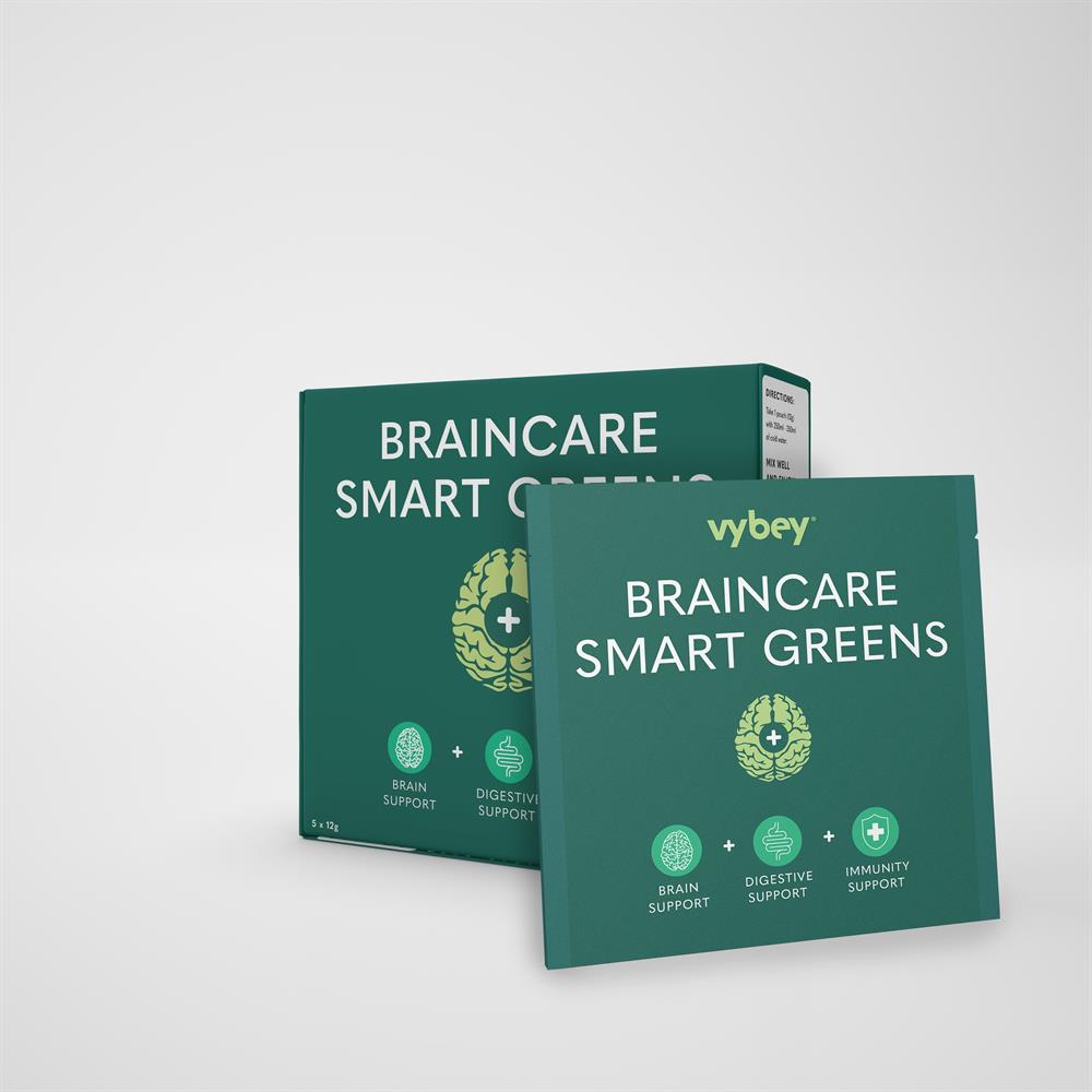 Braincare Smart Greens Travel Pack. 5 Sachets