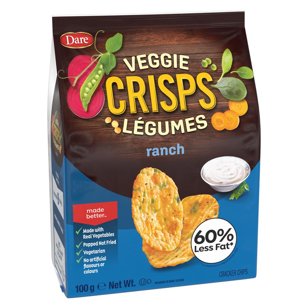 Zesty Ranch. Vegetarian. Plant based. 100g