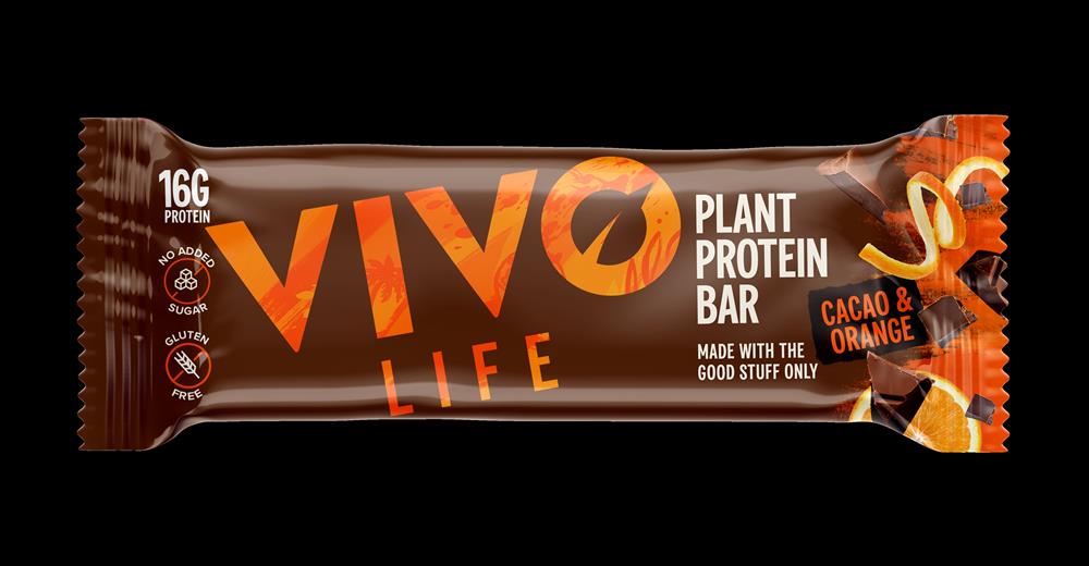 65g Plant Protein Bar Cacao & Orange