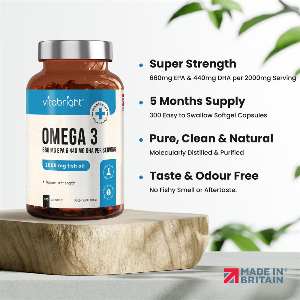 Omega 3 Softgels - 2000mg