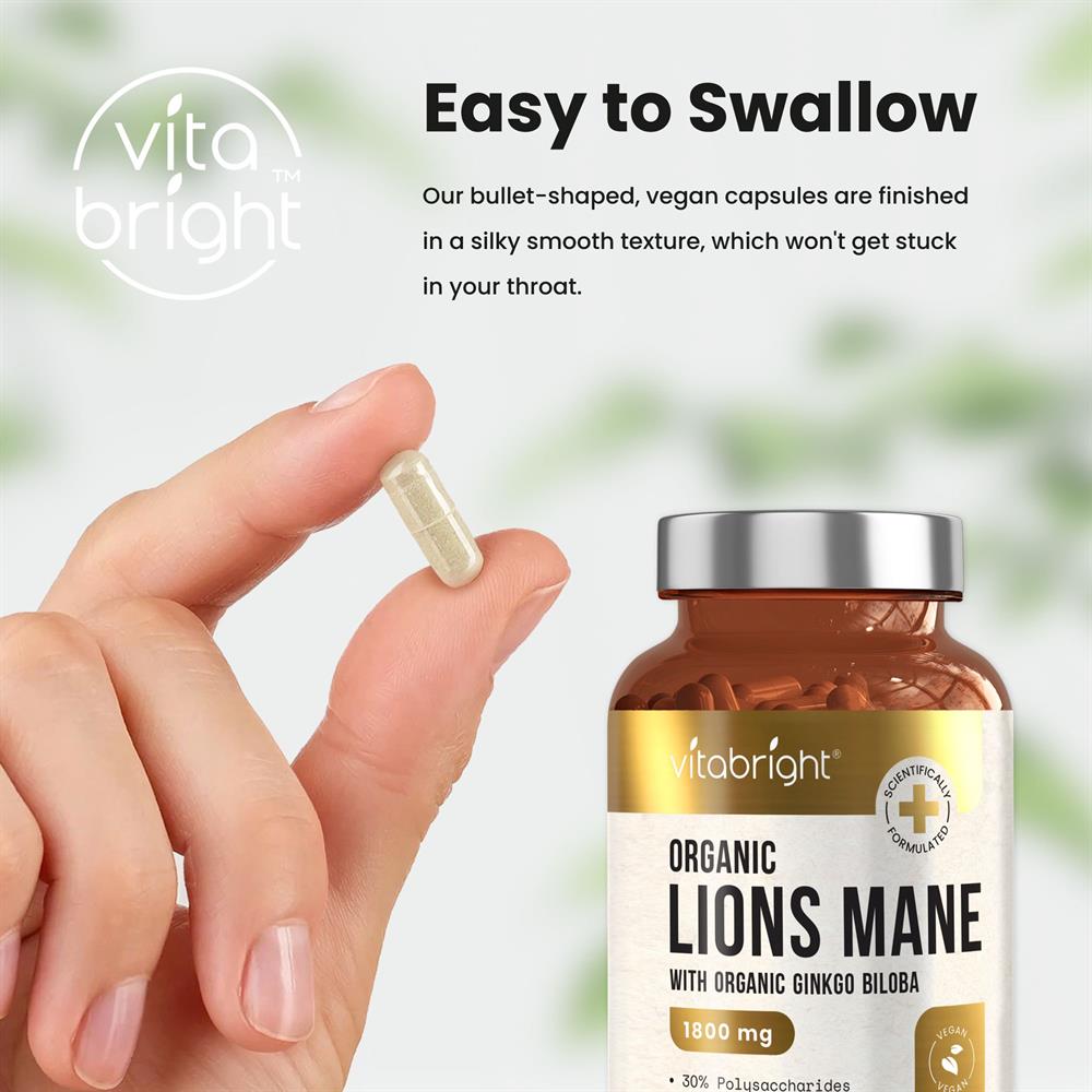 Organic Lions Mane & Ginkgo