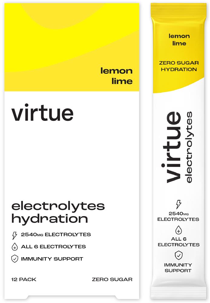 Virtue Electrolytes Lemon Lime