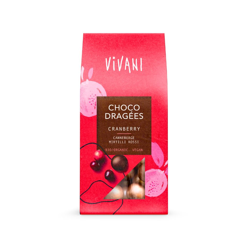 Choco Dragees Cranberry