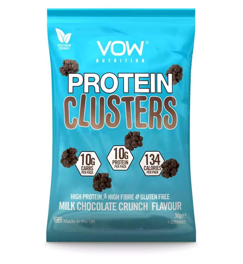 Vow Protein Clusters Milk Choc