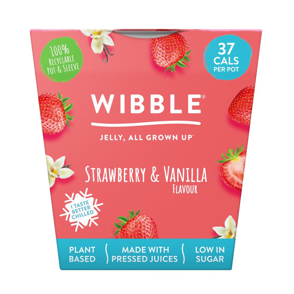 Strawberry & Vanilla Jelly (Pack of 6)