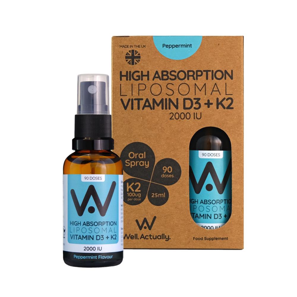 Vit D3+K2 spray (2000IU) Pep