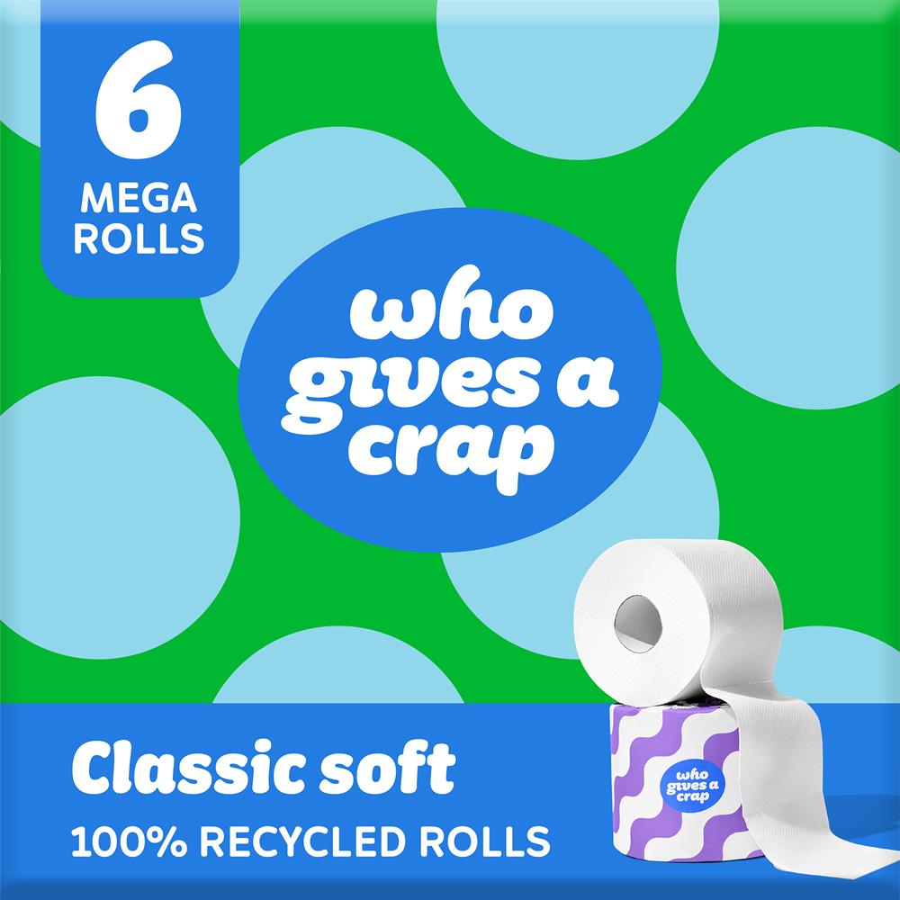 Classic Soft Toilet Roll 6 Pk