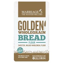 Golden Wholegrain Strong Flour (Pack of 2)
