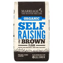 Org Light Brown Self Raising (Pack of 2)