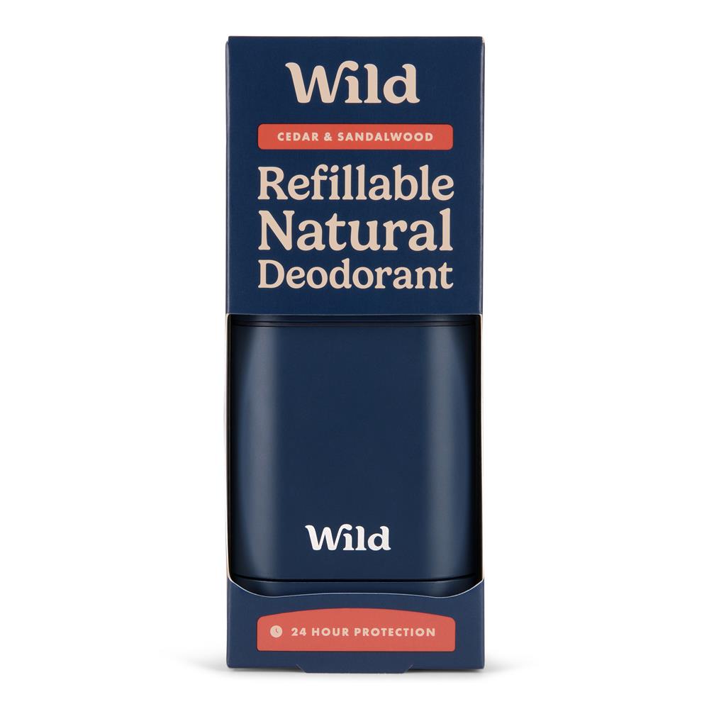 Men's Navy Case and Cedar & Sandalwood Deo 40g
