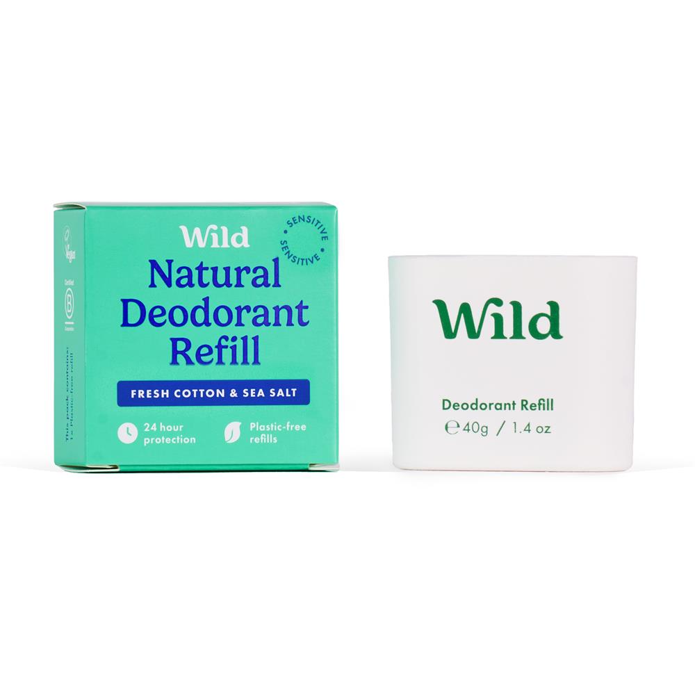 Cotton & Sea Salt Sensitive Deo Refill 40g