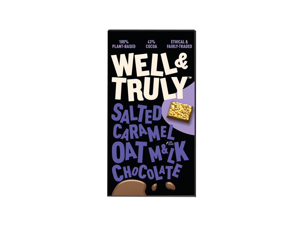 Oat M&lk Choc with Salted Cara (Pack of 10)