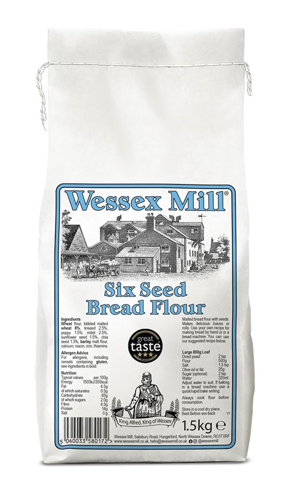 Six Seed Bread Flour (Pack of 5)