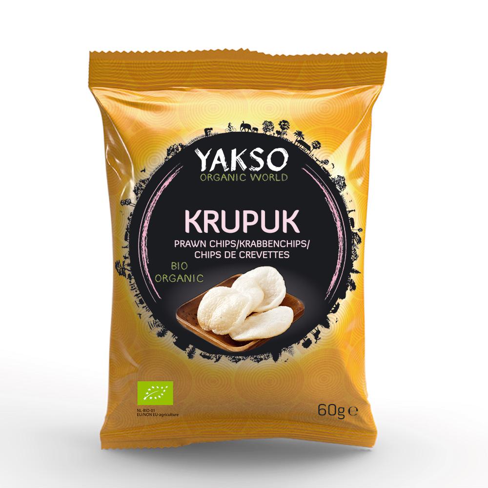 Organic Prawn Crackers (Pack of 6)