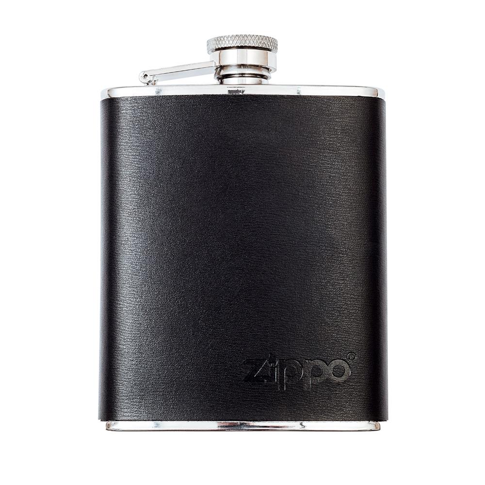 Flask Leather Wrapped 6oz