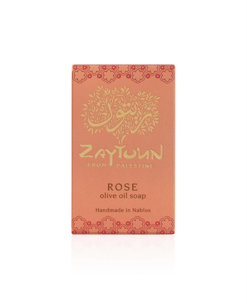 Rose Scented Olive Oil Soap Bar 100g